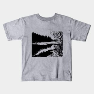 Winter landscape Kids T-Shirt